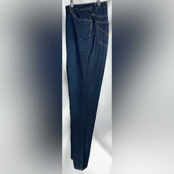 Moto Blues Stretch Skinny Jeans Size 14 - Picture 4 of 9